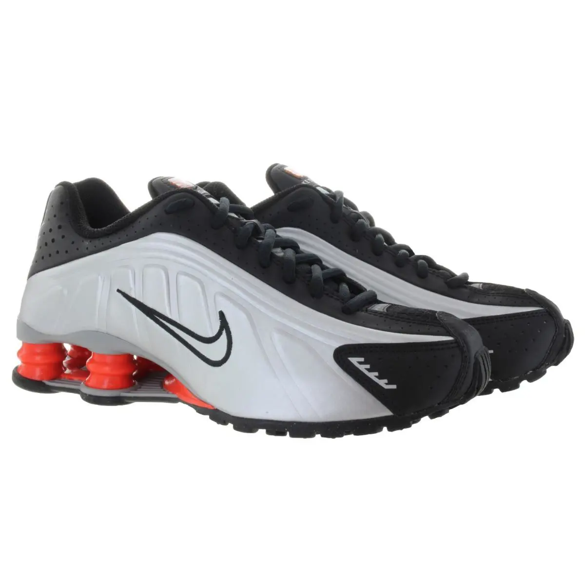 Nike shoes - Nike Shox R4 - Shox - CW2626 005 - Metallic Silver, Black, Picante Red 7