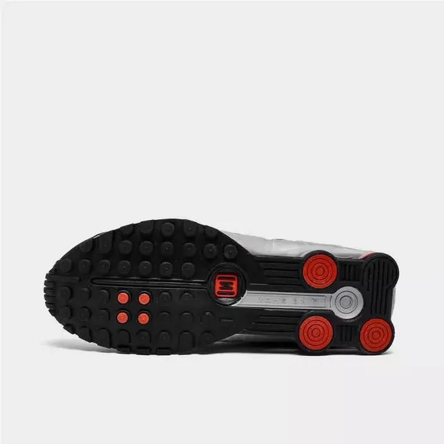 Nike shoes - Nike Shox R4 - Shox - Metallic Silver/Black/Picante Red/Metallic Silver 4