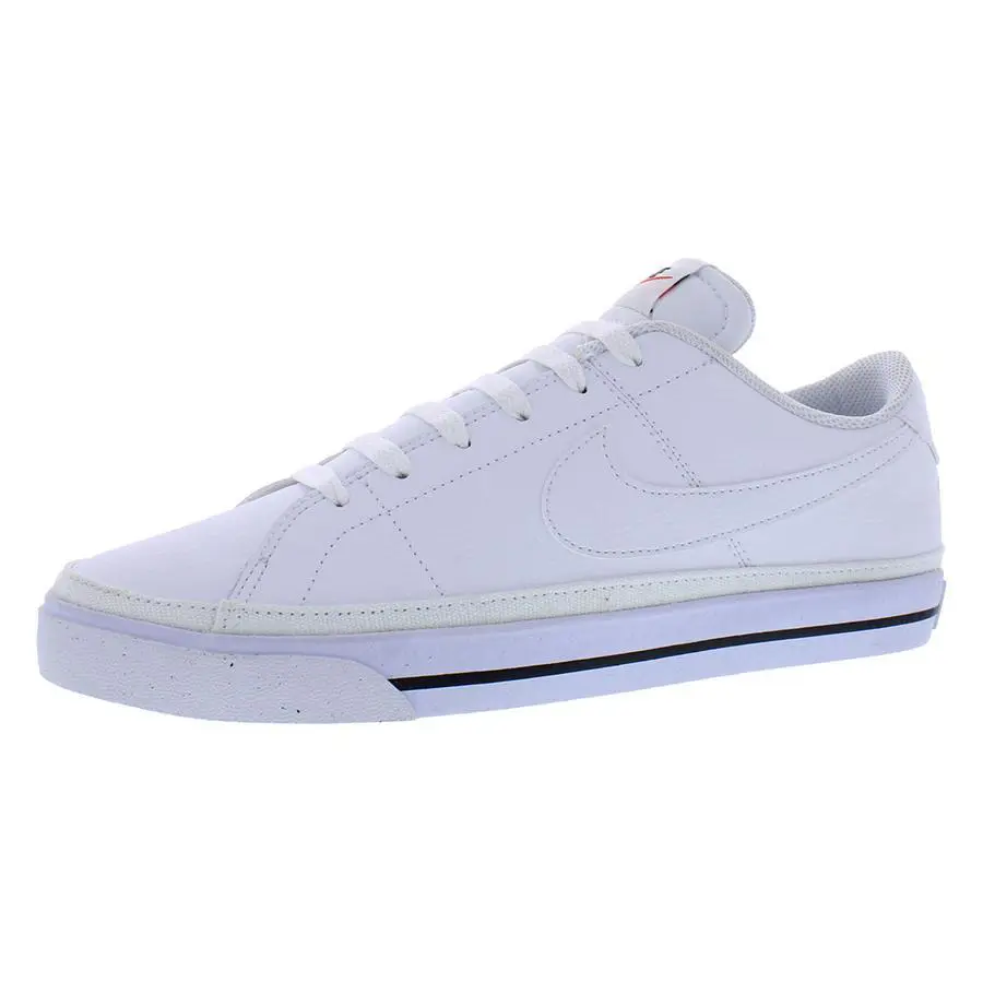 Nike Court Legacy Next Nature Unisex Shoes - White/White/Black, Main: White