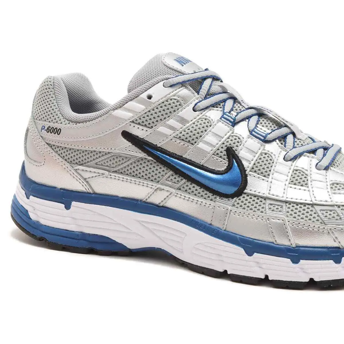 Nike shoes - Nike P-6000 - BV1021-001 - Silver, Manufacturer: Metallic Silver / Team Royal-White-Black 0