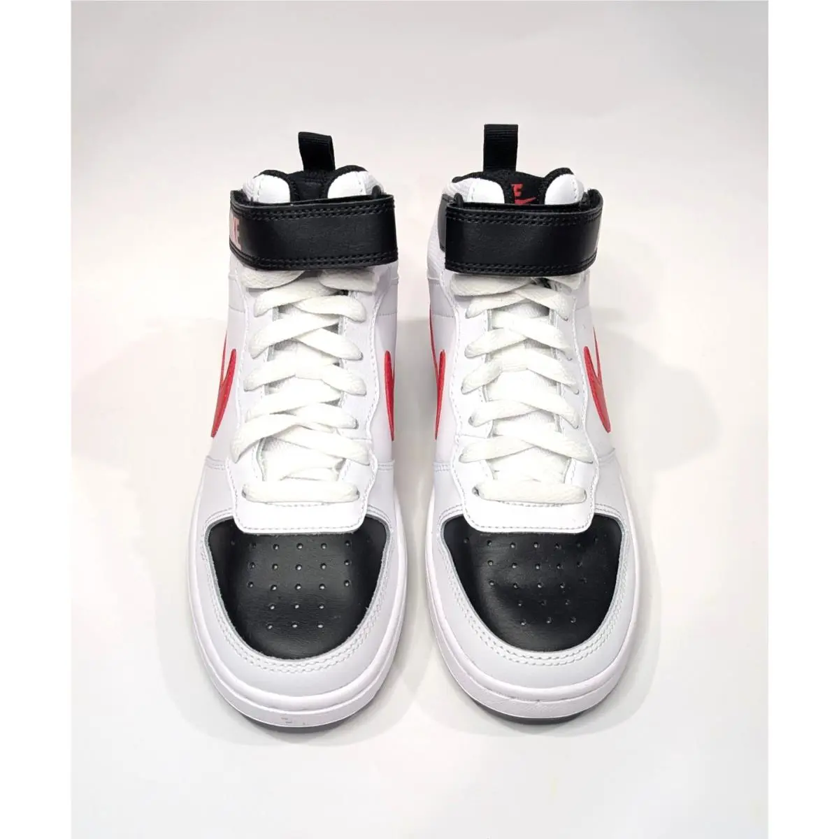 Nike shoes - Nike Court Borough Mid 2 - CD7782 CD7782-110 - White/Red/Black 1