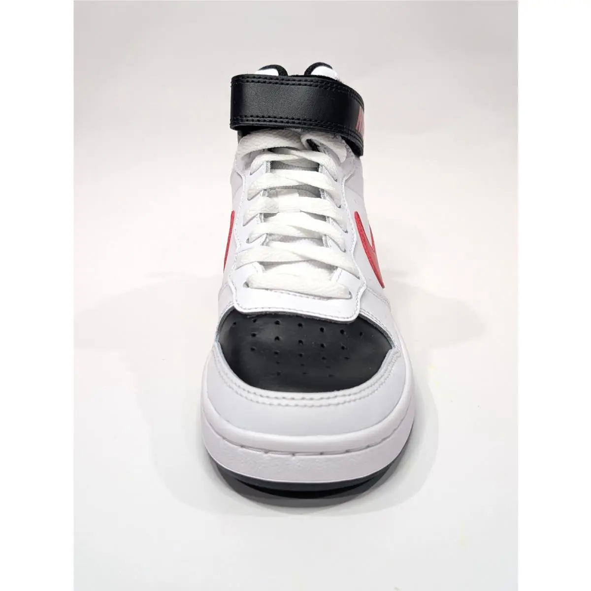 Nike shoes - Nike Court Borough Mid 2 - CD7782 CD7782-110 - White/Red/Black 3