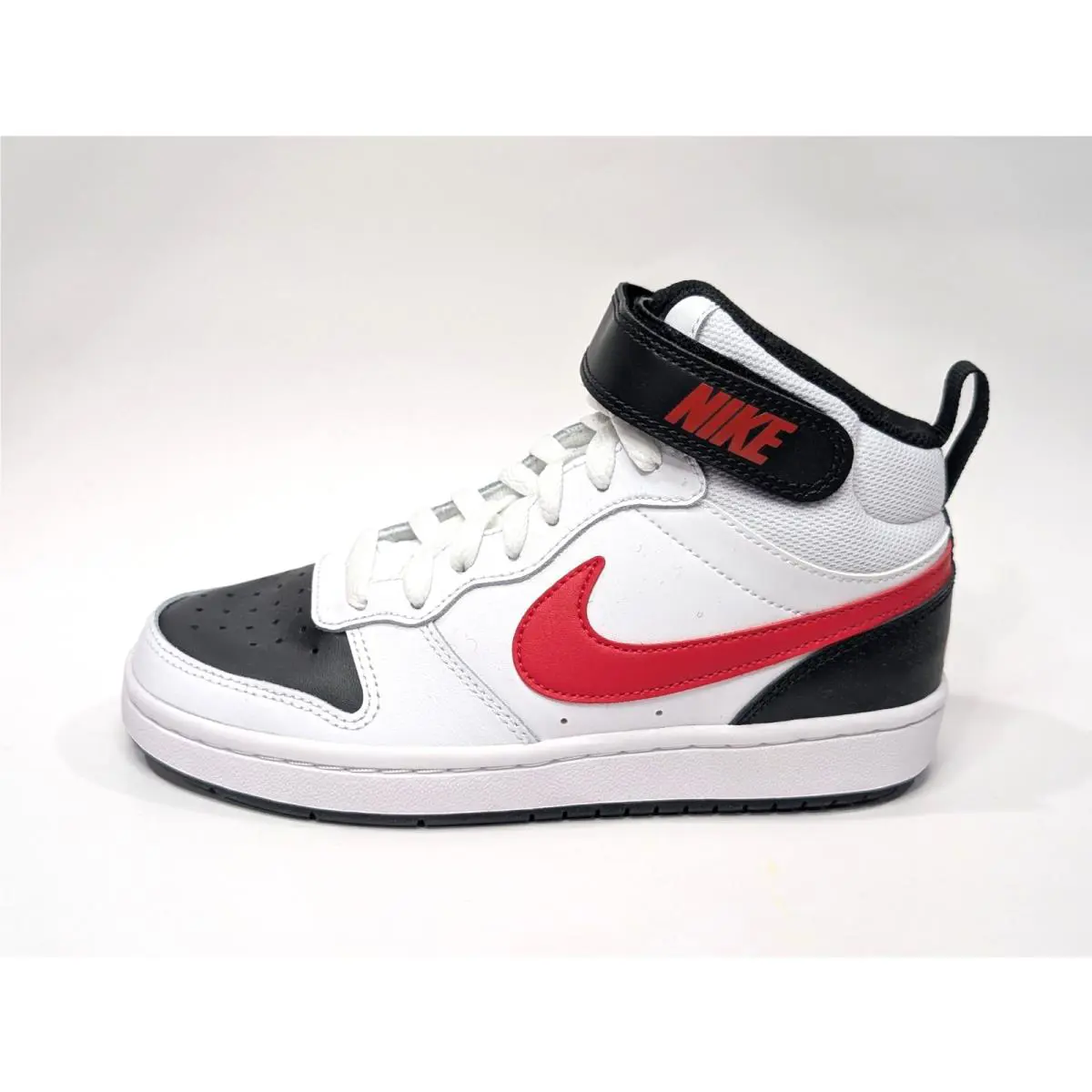 Nike shoes - Nike Court Borough Mid 2 - CD7782 CD7782-110 - White/Red/Black 5