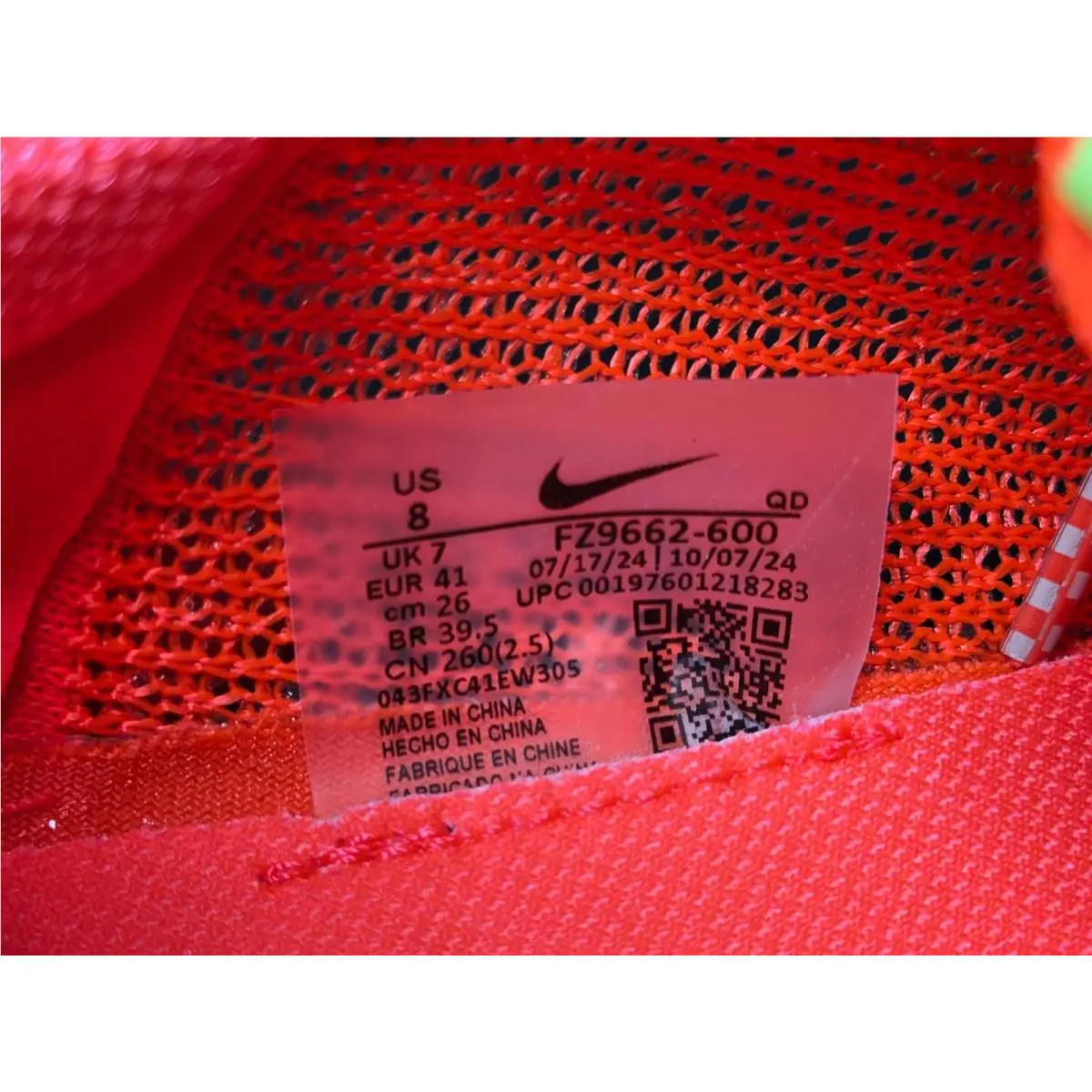 Nike shoes - Nike Zoom Superfly - Zoom Superfly - FZ9662-600 - Orange 5