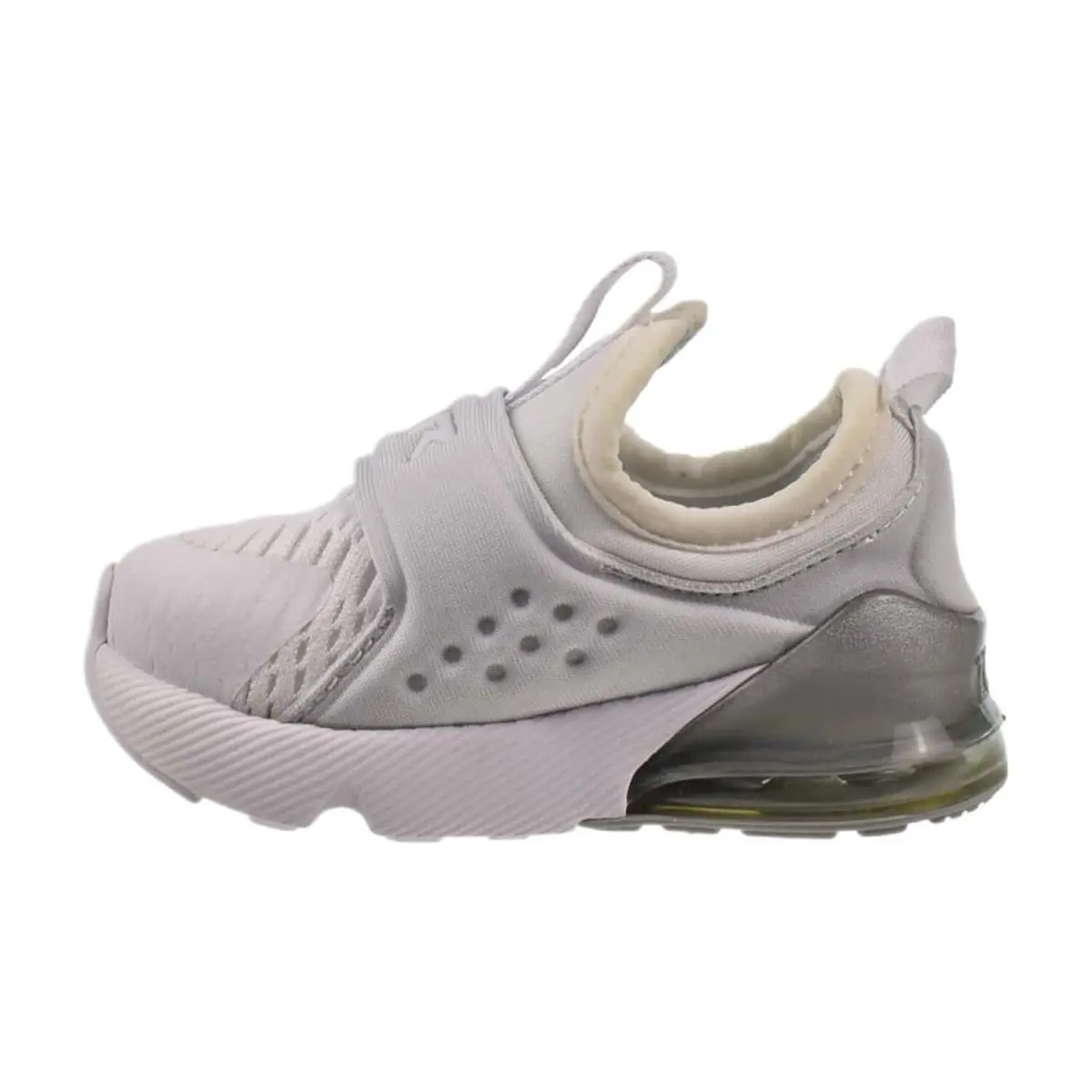 Nike shoes - White-Metallic Silver 2