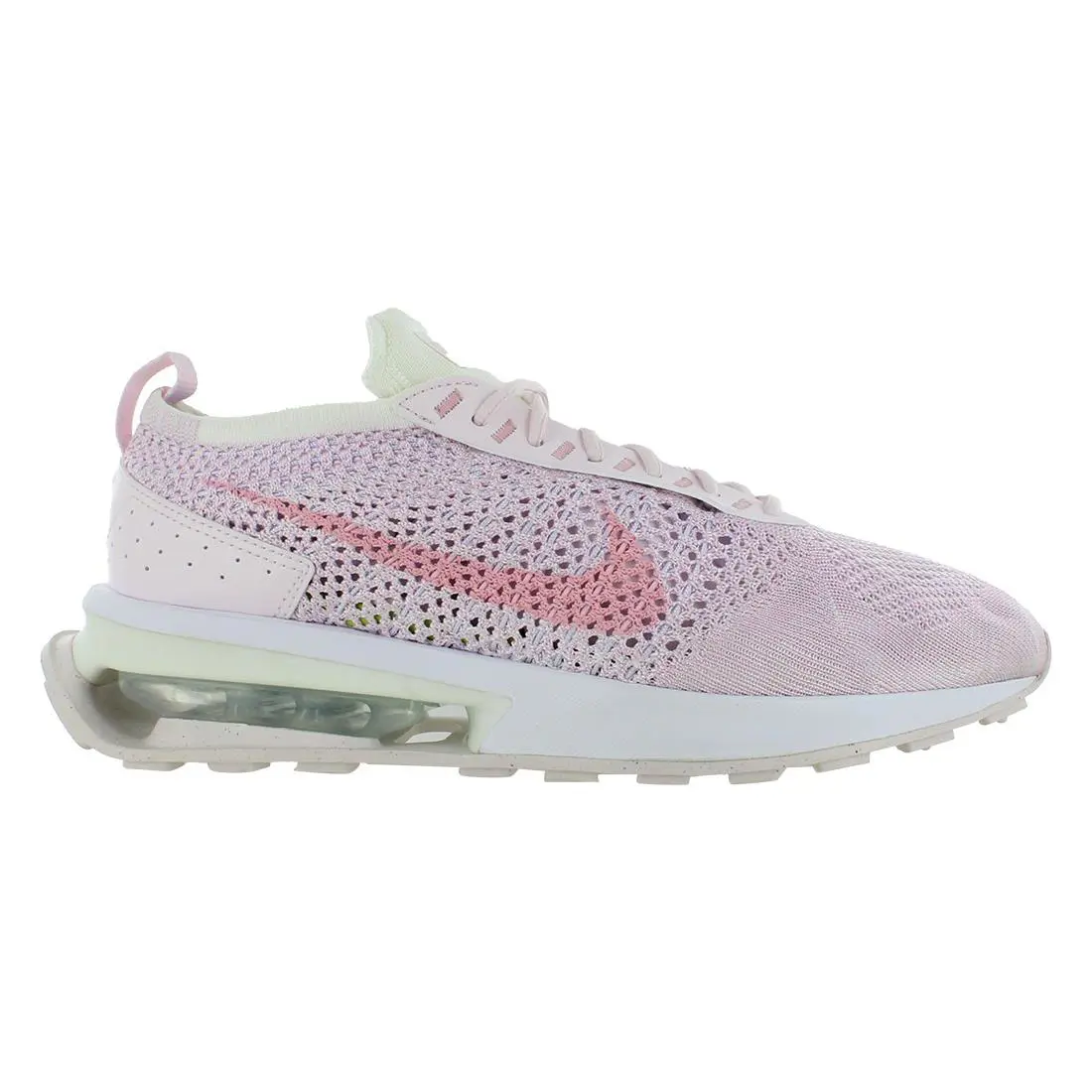 Nike Air Max Flyknit Racer Next Nature Womens Shoes - White/Med Soft Pink/Pearl Pink