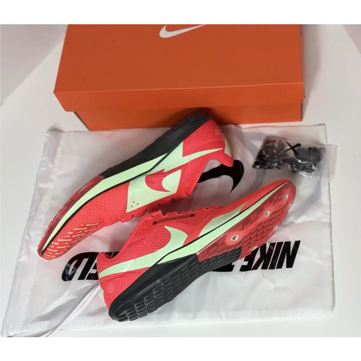 Nike shoes - Nike Zoom Rival XC 6 - DX7999-600 - Bright Crimson/Black/Metallic Silver/Vapor Green 7