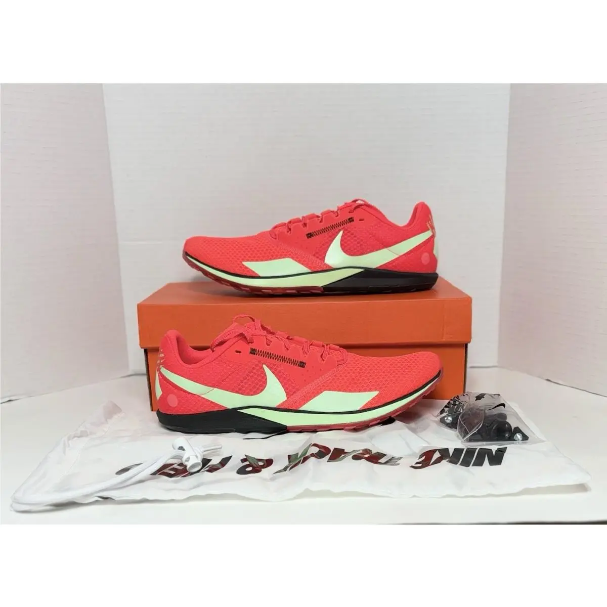 Nike shoes - Nike Zoom Rival XC 6 - DX7999-600 - Bright Crimson/Black/Metallic Silver/Vapor Green 13