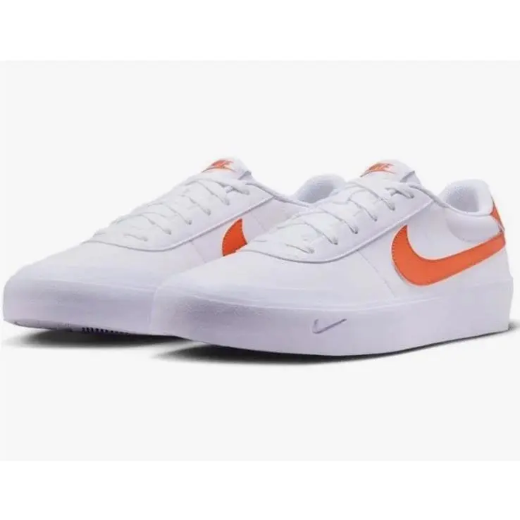 Nike shoes - Nike Court Shot - Court Shot - FQ8146-108 - White/Safety Orange 5