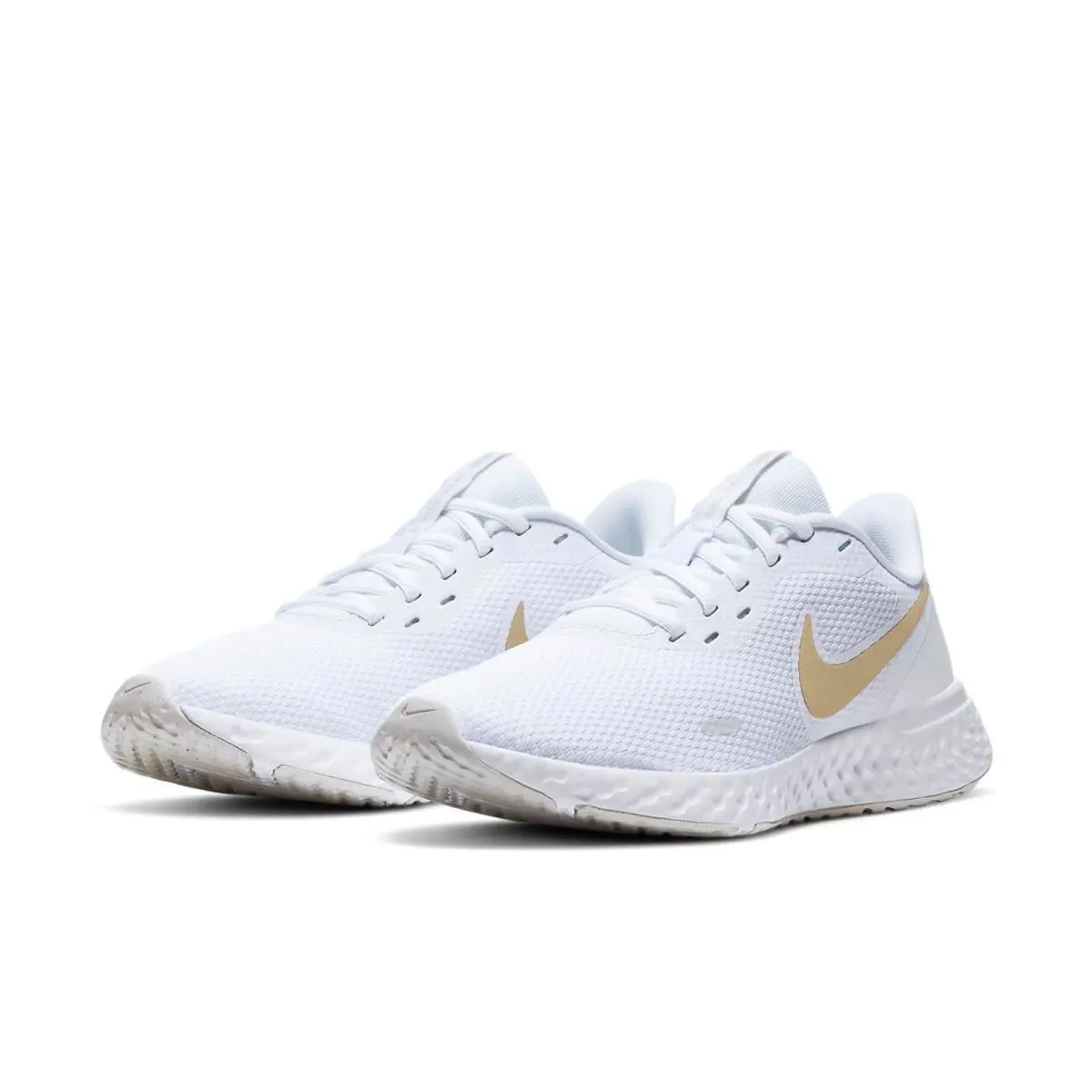 Nike shoes - Nike Revolution 5 - Revolution - BQ3207-108 - White/Gold 1