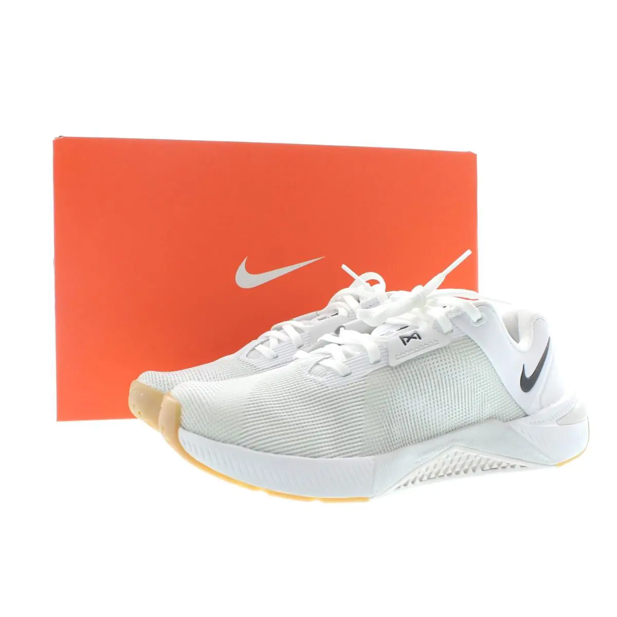 Nike Metcon 10 Running Shoes Men`s HJ1875-100 White Platinum Tint Black - White