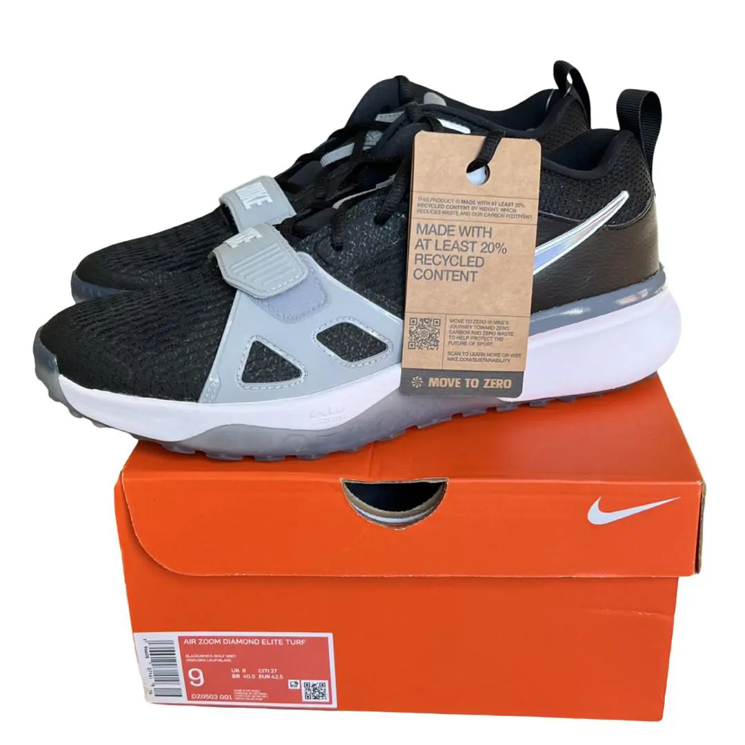 Nike shoes - Nike Air Diamond Turf - Air Diamond Turf - Black 5