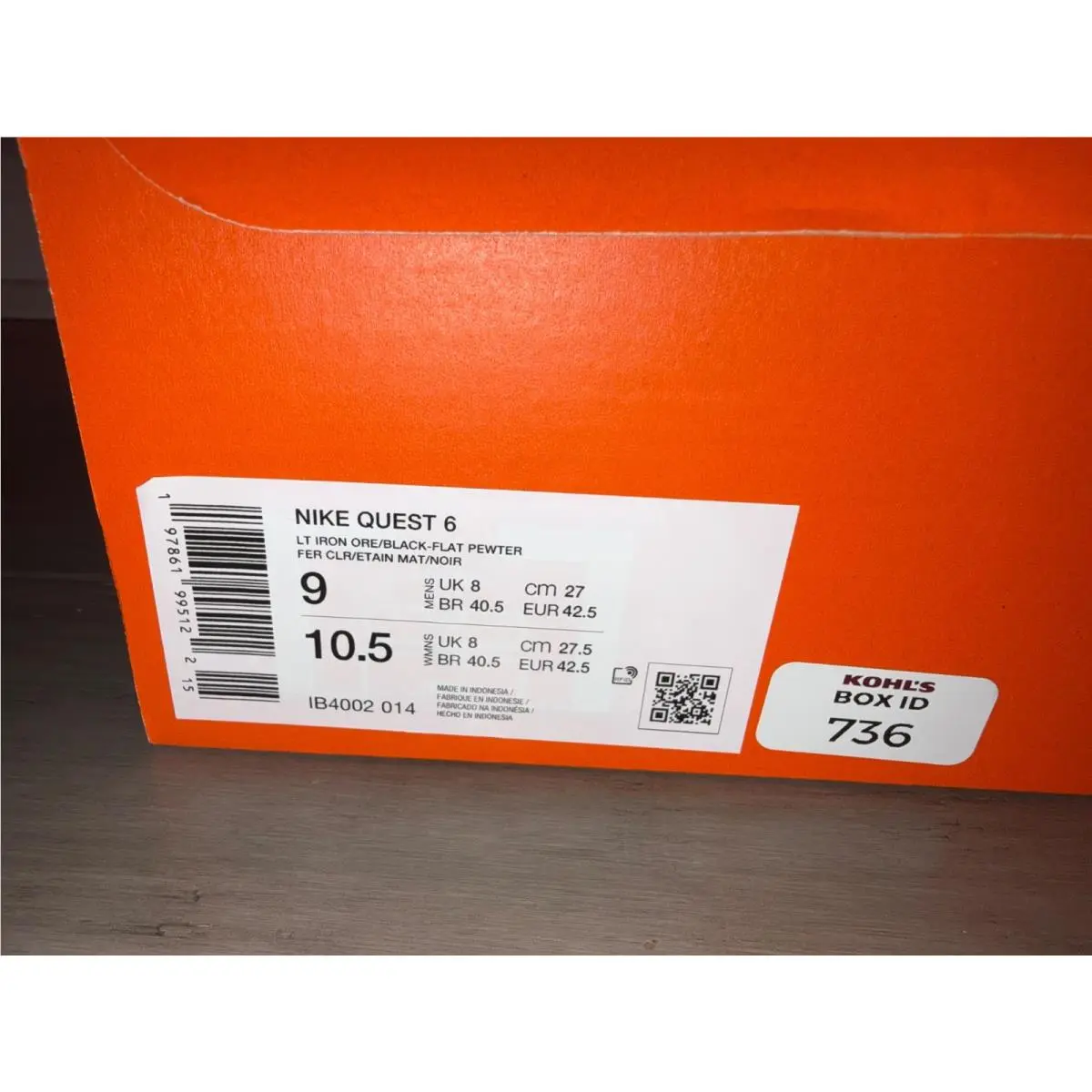 Nike shoes - Nike Quest 6 - Quest - IB4002-014 - Gray 5
