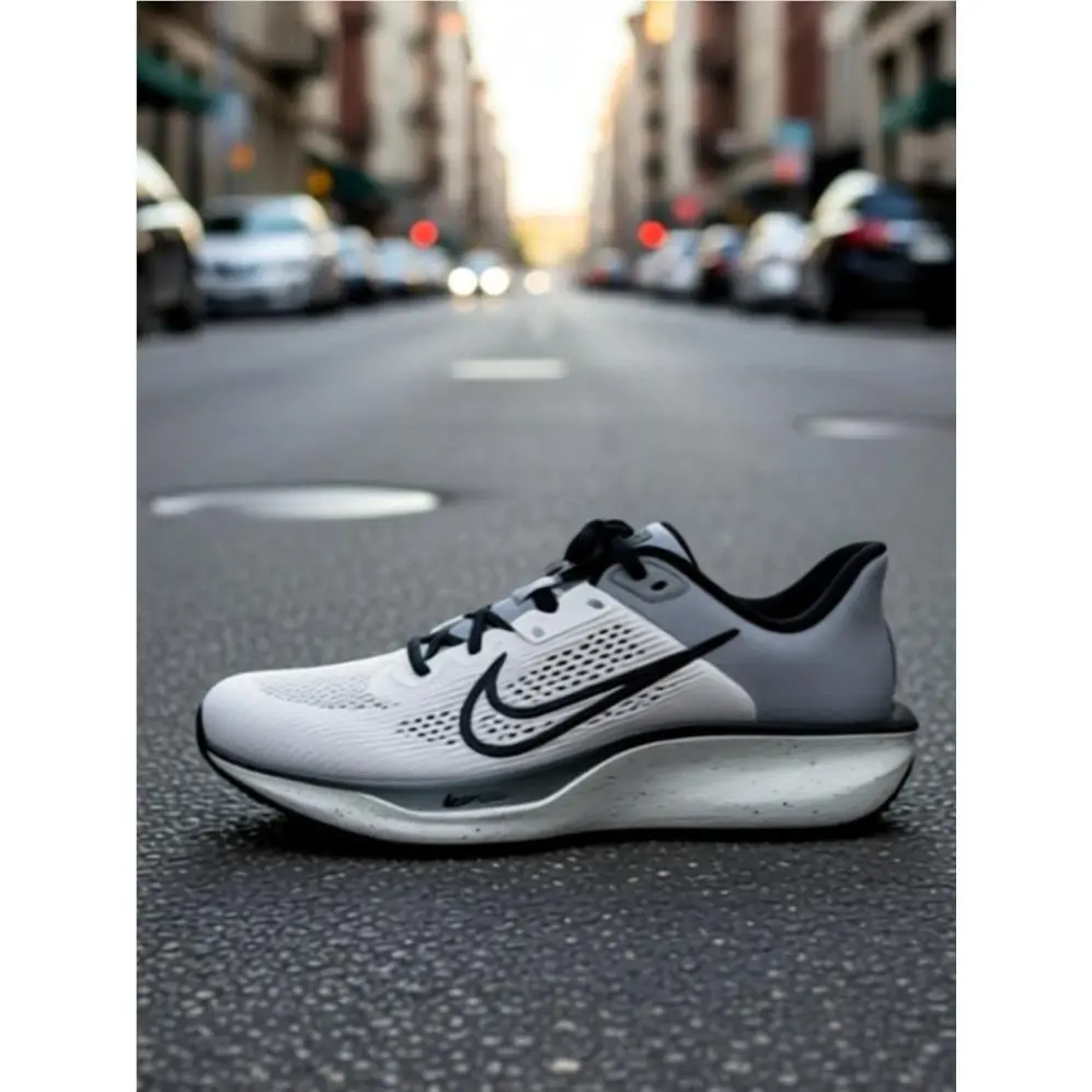 Nike Quest 6 Mens Running Shoes LT Iron One Black Flat Pewter 8.5 Men - Black