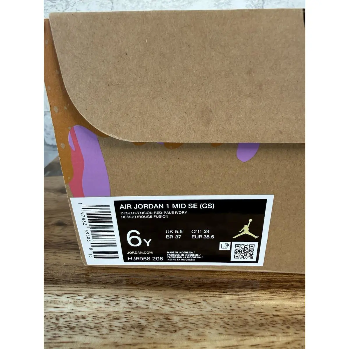 Nike shoes - Jordan Air 1 Mid GS - HJ5958 206 - Brown 10