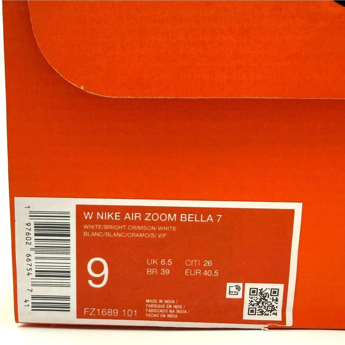 Nike shoes - Nike Air Zoom Bella - Air Zoom Bella - FZ1689-101 - White, Manufacturer: White / Bright Crimson (UPC: 197602667547) 5