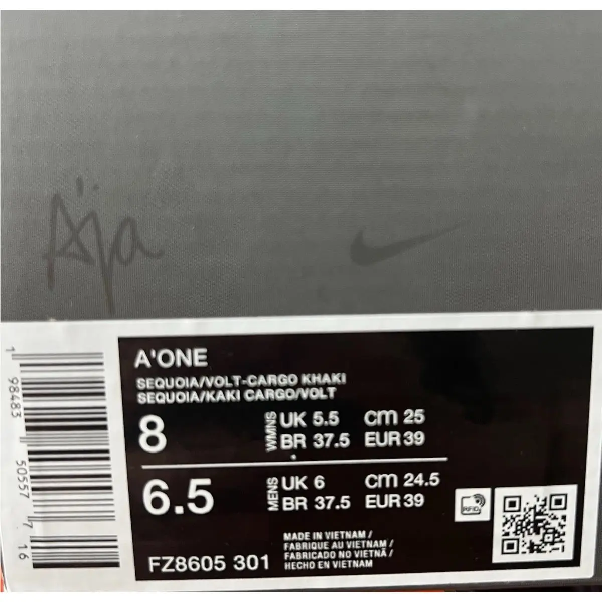 Nike shoes - Nike A`One - HV1946 900 - Black 5
