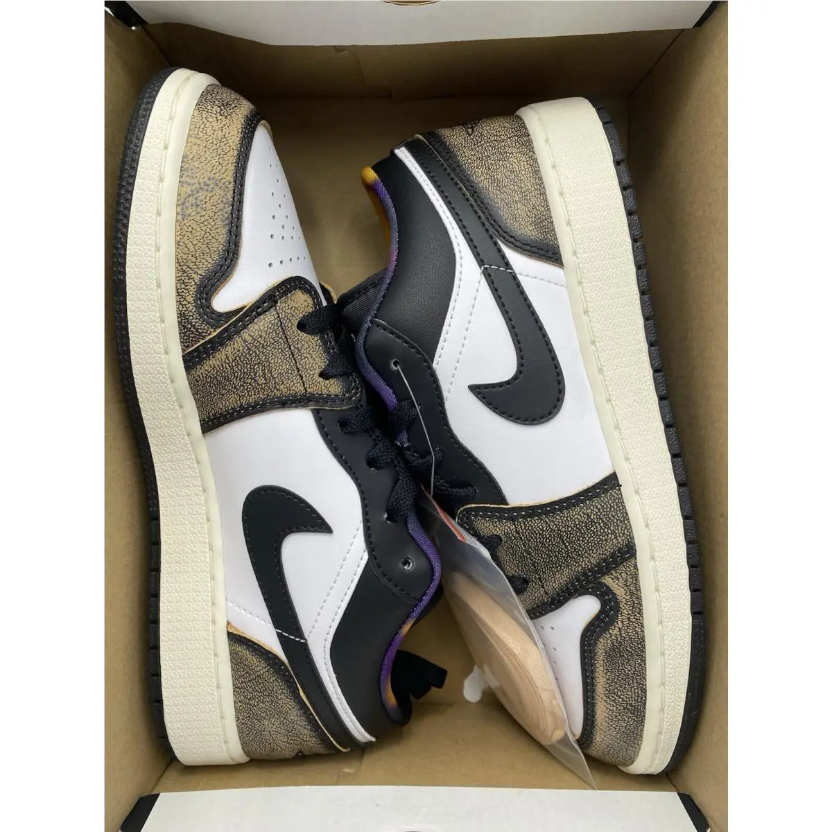 Nike shoes - Air Jordan 1 Low SE - DQ8421 001 - Black/White-Sail (UPC: 196152217943) 5