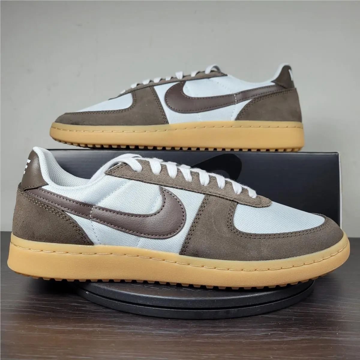 Nike Field General Casual Sneaker Shoes Brown White Gum HF3165 003 Men`s Sz 10.5