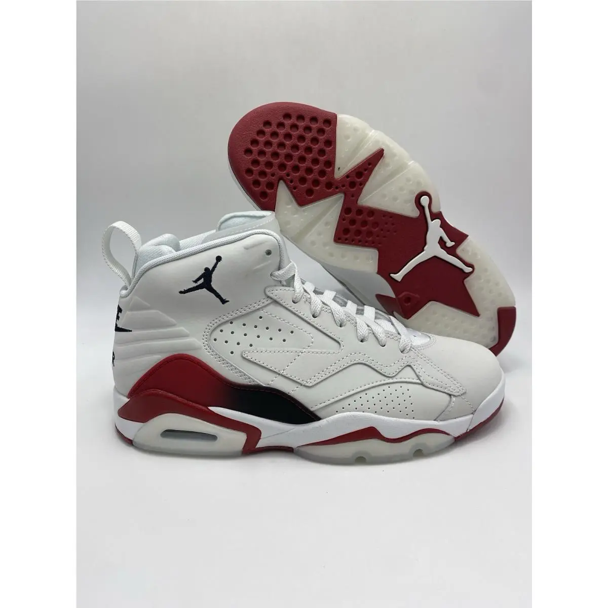 Nike Wmns Jordan Mvp Off White Black Red Shoes FB9019 100 Women`s Size 10