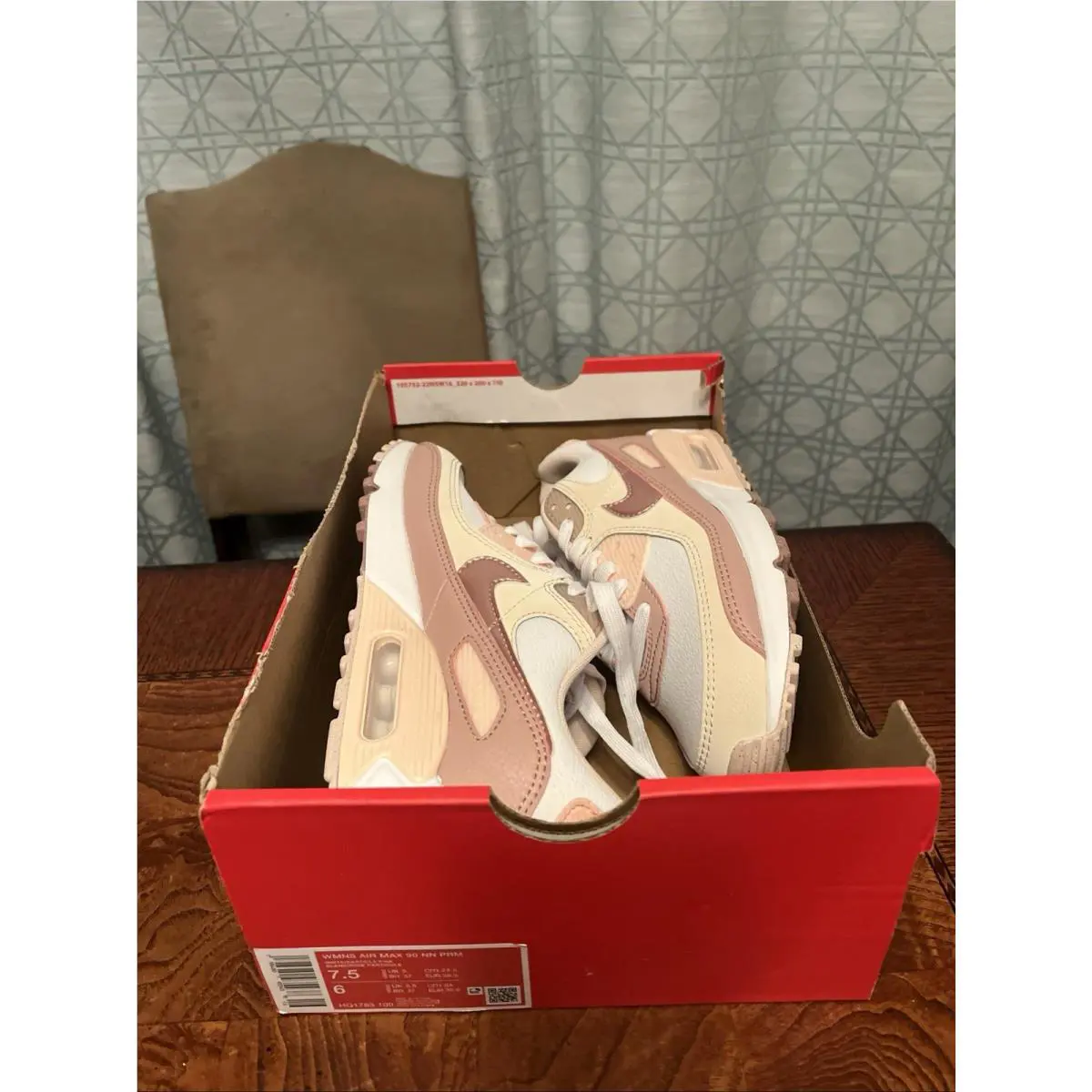 Nike shoes - Nike Air Max 90 - Air Max - HQ1783-100 - White/Washed Coral/Pearl White/Particle Pink (UPC: 198480900054) 6
