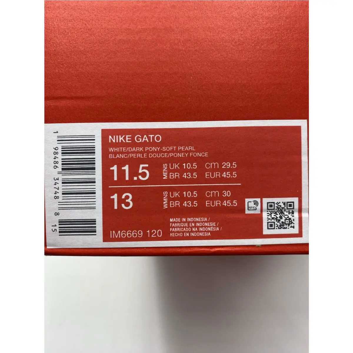 Nike shoes - Nike Gato - Gato - IM6669-120 - White (UPC: 198486347488) 6