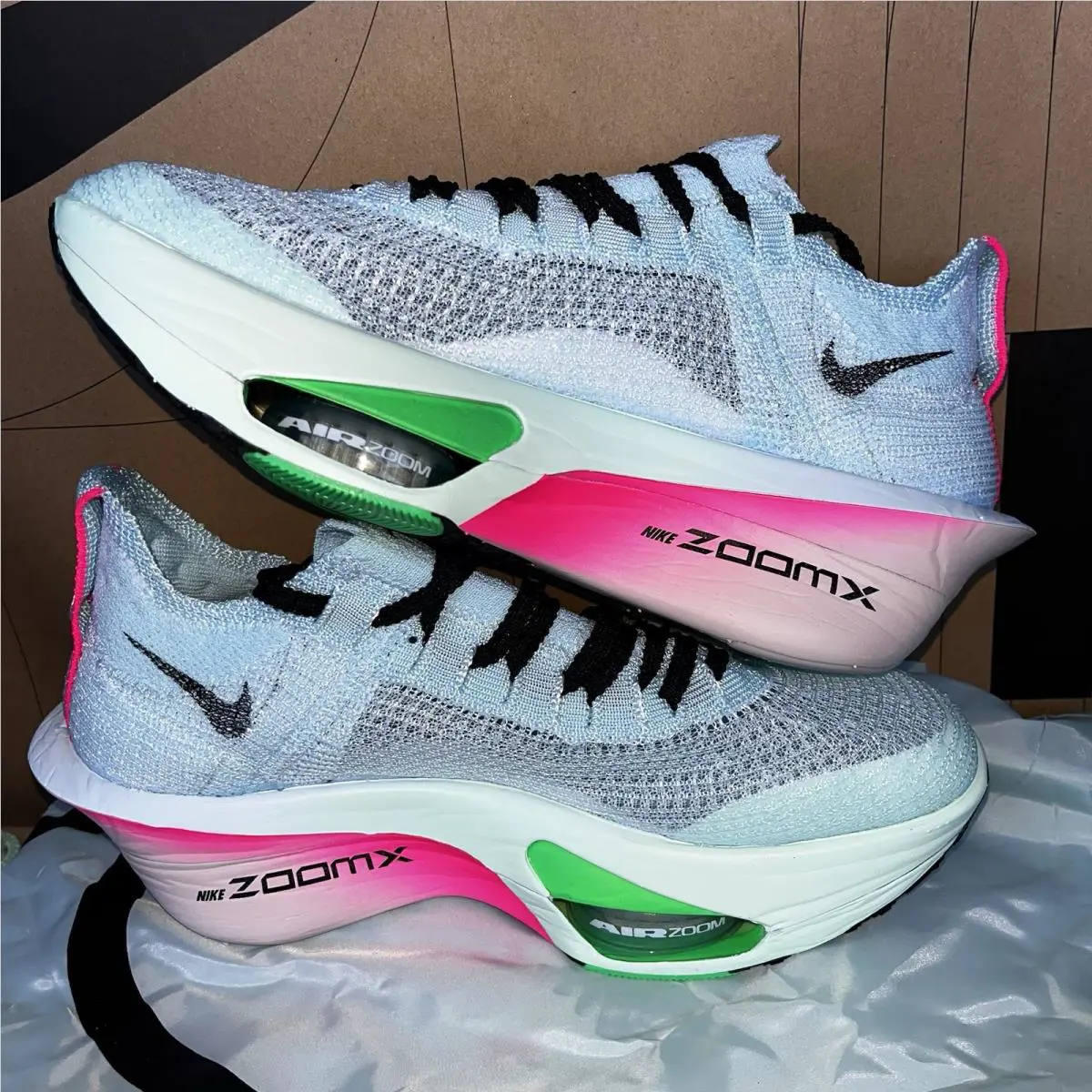 Nike shoes - Nike Air Zoom Alphafly NEXT% 3 - FD8315 400 - Glacier Blue/Black-Mint Foam (UPC: 198485517554) 0