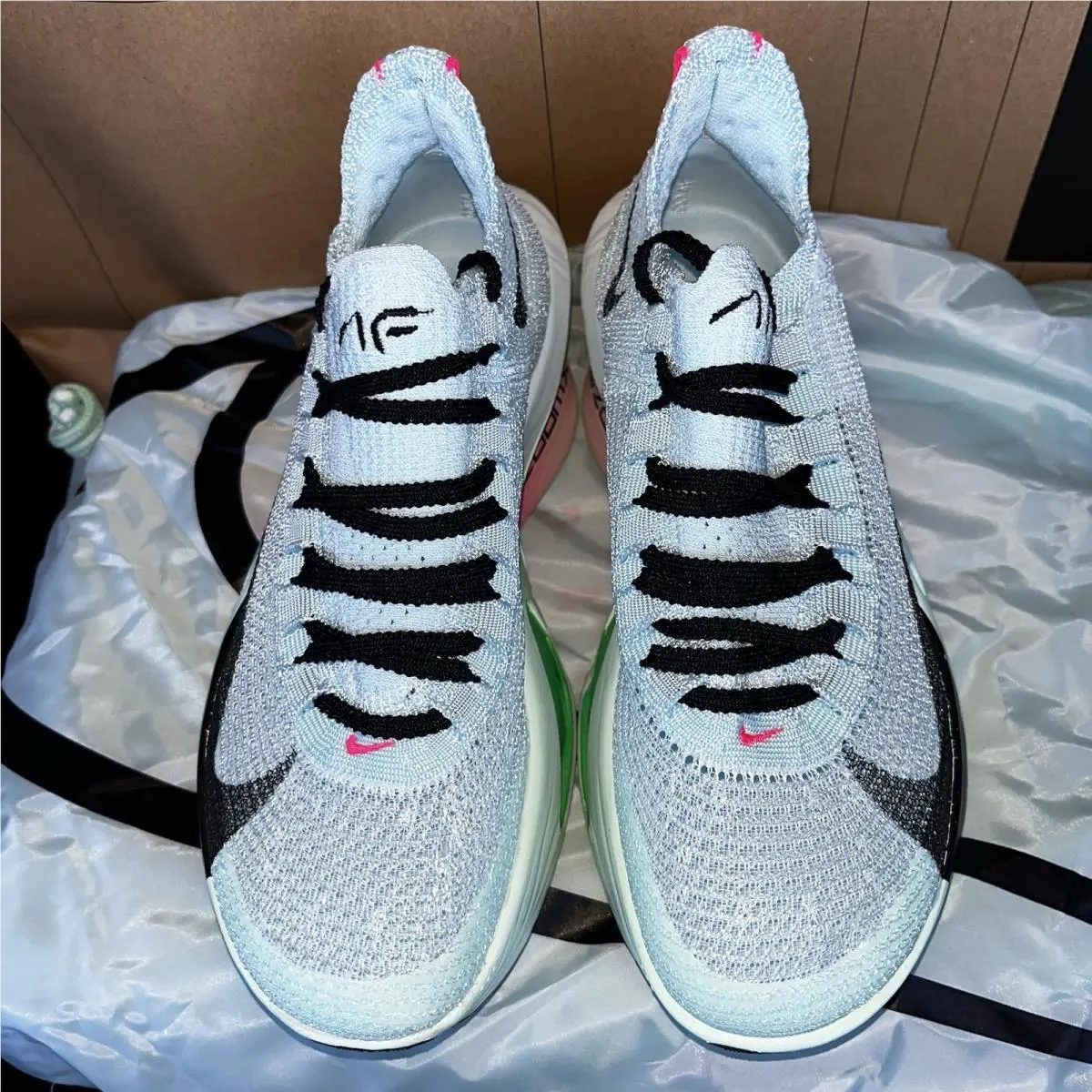 Nike shoes - Nike Air Zoom Alphafly NEXT% 3 - FD8315 400 - Glacier Blue/Black-Mint Foam (UPC: 198485517554) 1