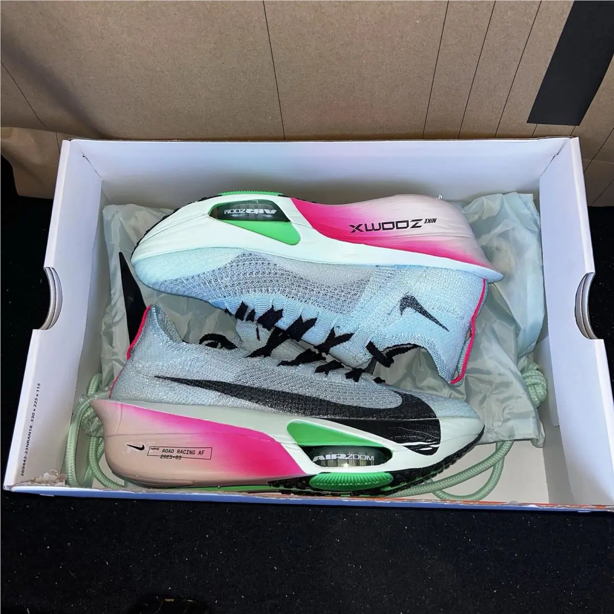 Nike shoes - Nike Air Zoom Alphafly NEXT% 3 - FD8315 400 - Glacier Blue/Black-Mint Foam (UPC: 198485517554) 4