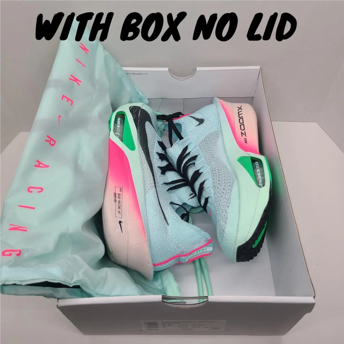 Nike shoes - Nike Air Zoom Alphafly NEXT% 3 - FD8315 400 - Glacier Blue/Black-Mint Foam (UPC: 198485517554) 0