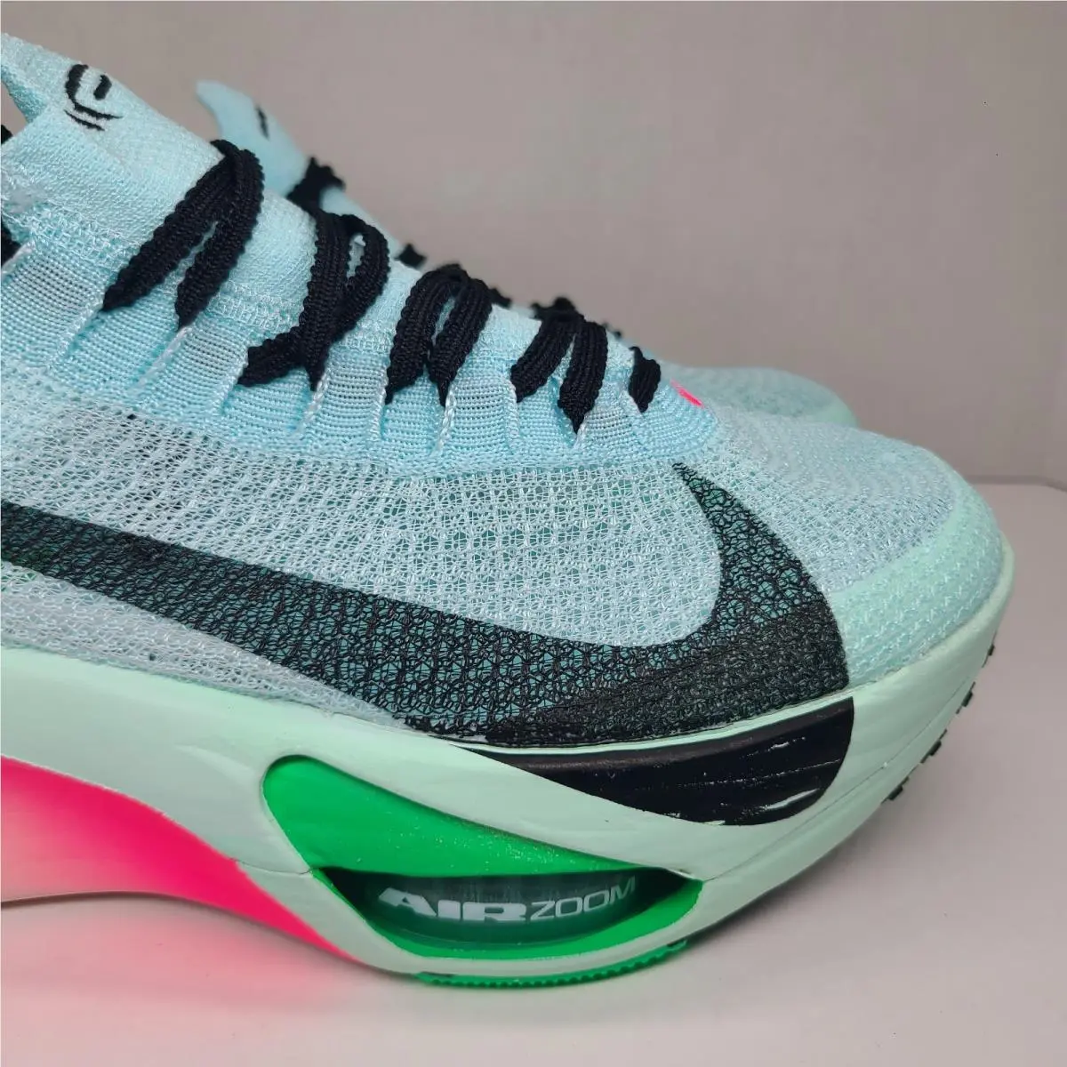 Nike shoes - Nike Air Zoom Alphafly NEXT% 3 - FD8315 400 - Glacier Blue/Black-Mint Foam (UPC: 198485517554) 4