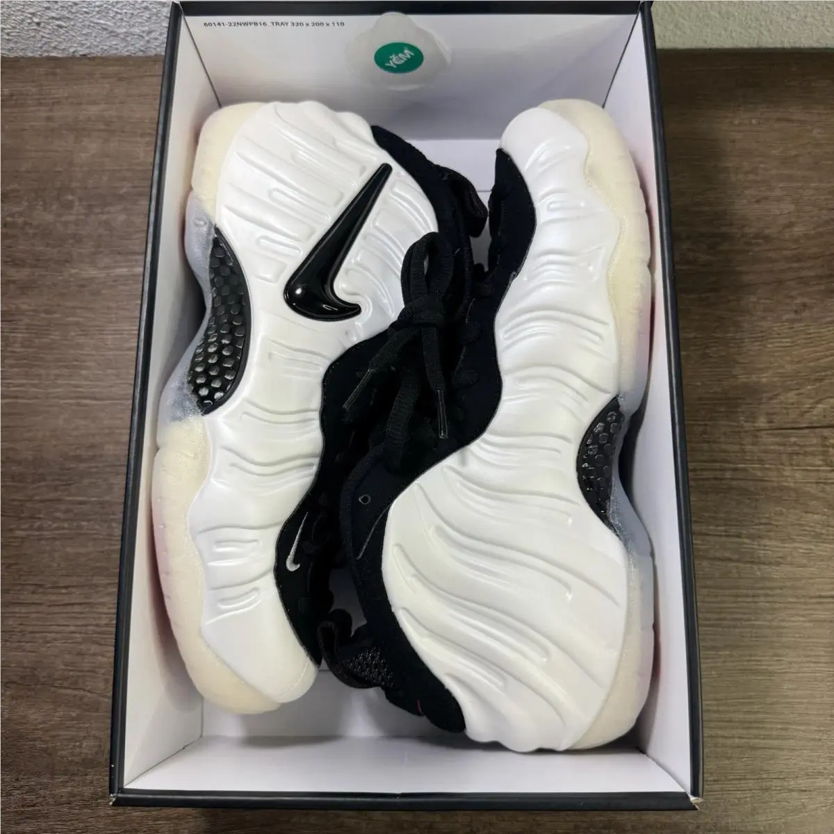 Nike shoes - Nike Air Foamposite - Air Foamposite - HF0794-200 - Ivory, Manufacturer: Pearl White/White/Black/True Red 1