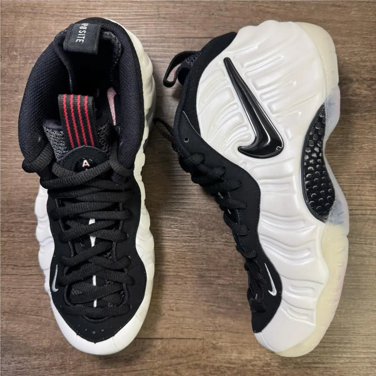 Air Foamposite Pro ‘pearl White’ Men’s Size 9 HF0794-200 No Lid by Nike