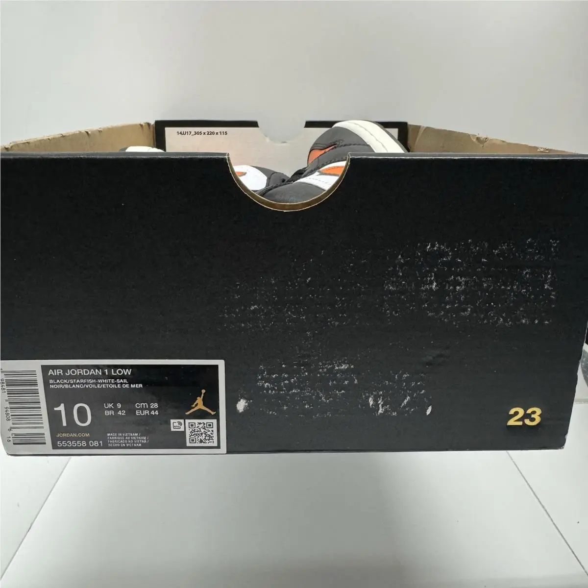 Nike shoes - Nike Air Jordan 1 - Air - 553558-081 - Black 8
