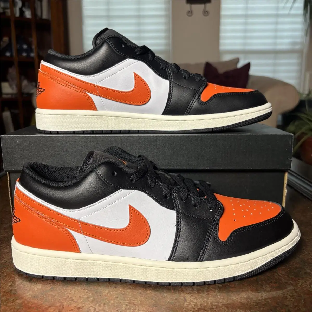 Nike shoes - Air Jordan 1 Low - Air Low - 553558-081 - Orange (UPC: 00198482117979) 0