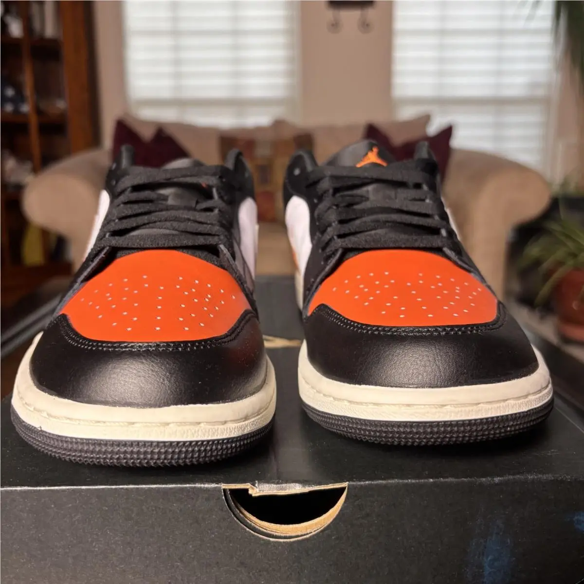 Nike shoes - Air Jordan 1 Low - Air Low - 553558-081 - Orange (UPC: 00198482117979) 3