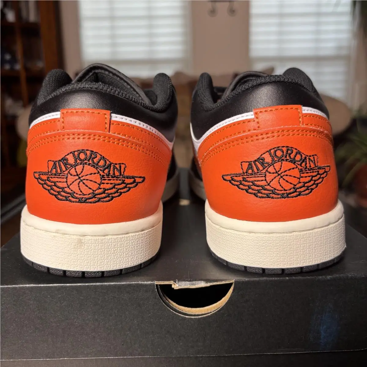 Nike shoes - Air Jordan 1 Low - Air Low - 553558-081 - Orange (UPC: 00198482117979) 4