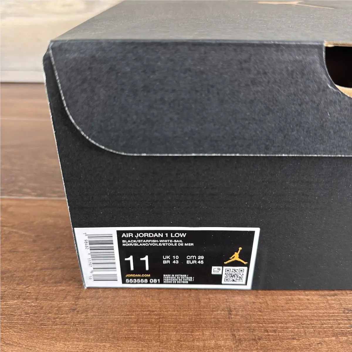 Nike shoes - Air Jordan 1 Low - Air Low - 553558-081 - Black (UPC: 198482117979) 7