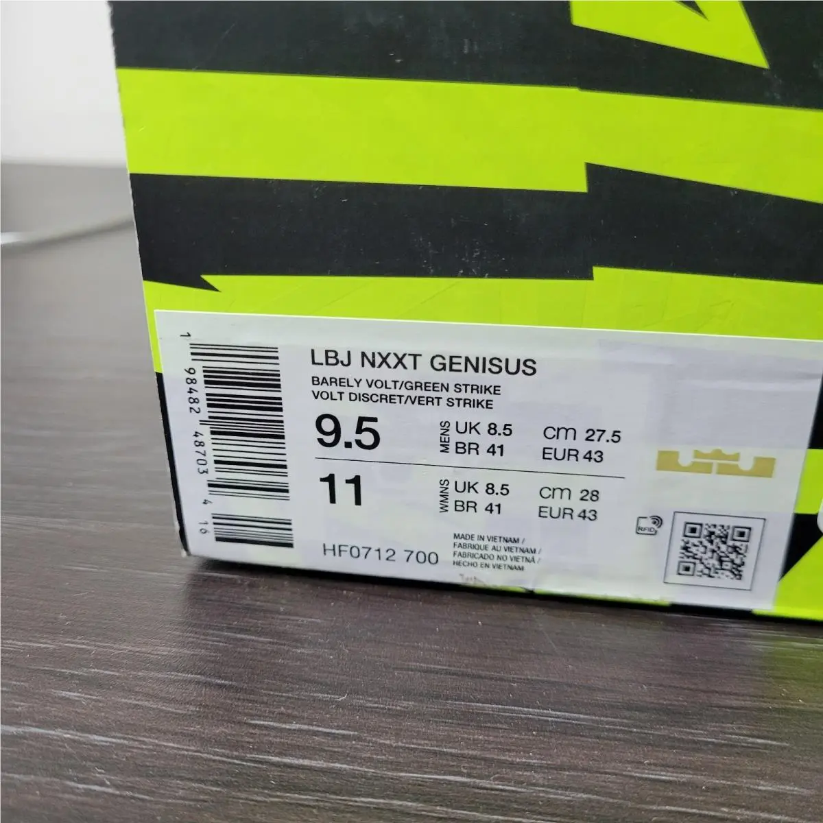 Nike shoes - Nike Zoom LeBron NXXT Genisus - HF0712-700 - Green 6