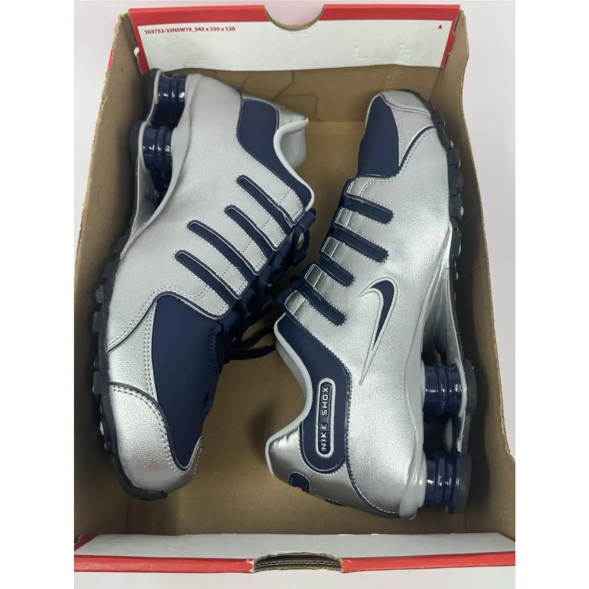 Nike shoes - Nike Shox NZ - Shox - 378341-402 - Silver 5