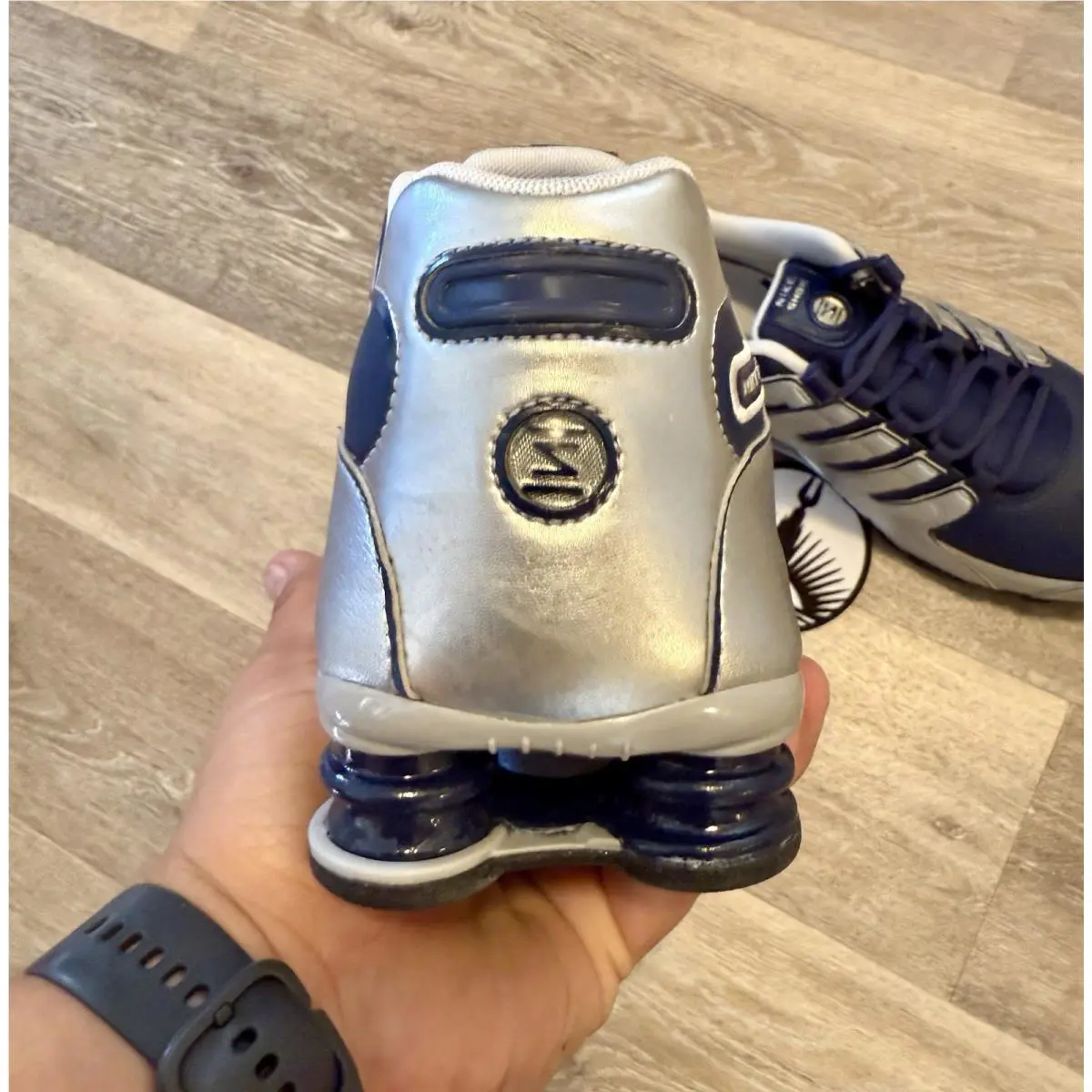 Nike shoes - Nike Shox NZ - Shox - 378341-402 - Silver 0