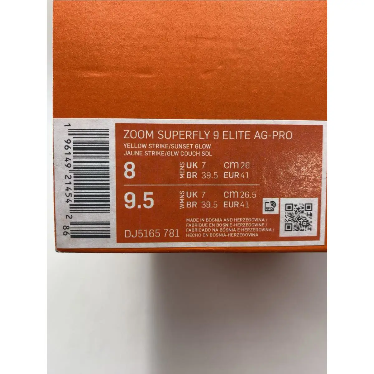 Nike shoes - Nike Zoom Superfly - Zoom Superfly - DJ5165 781 - Yellow Strike/Sunset Glow (UPC: 196149214542) 6