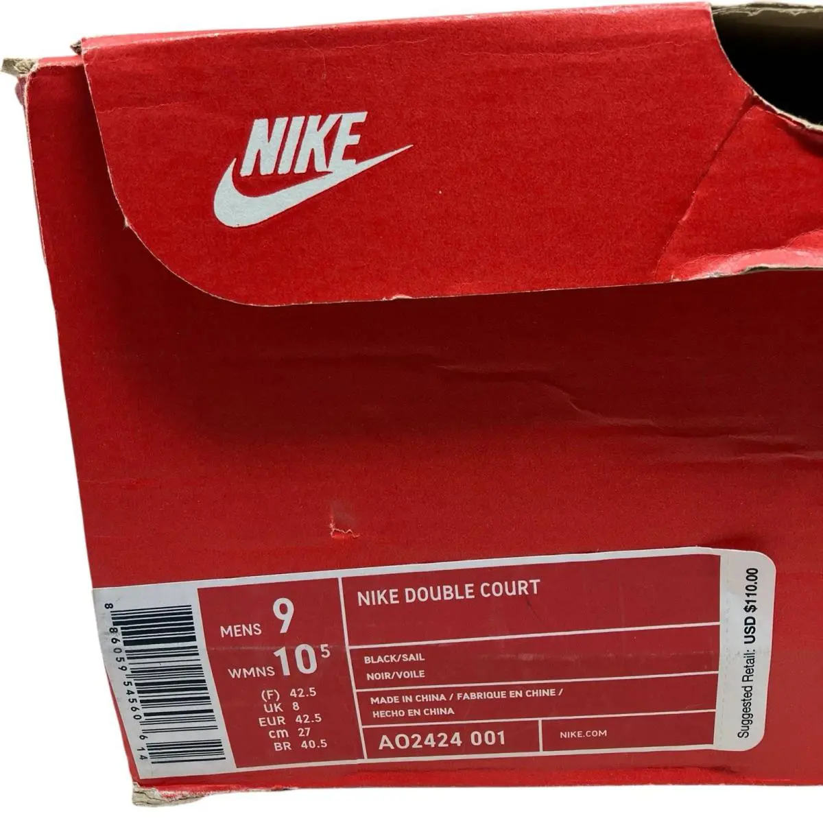 Nike shoes - Nike Double Court - Double Court - AO2424-001 - Black 10