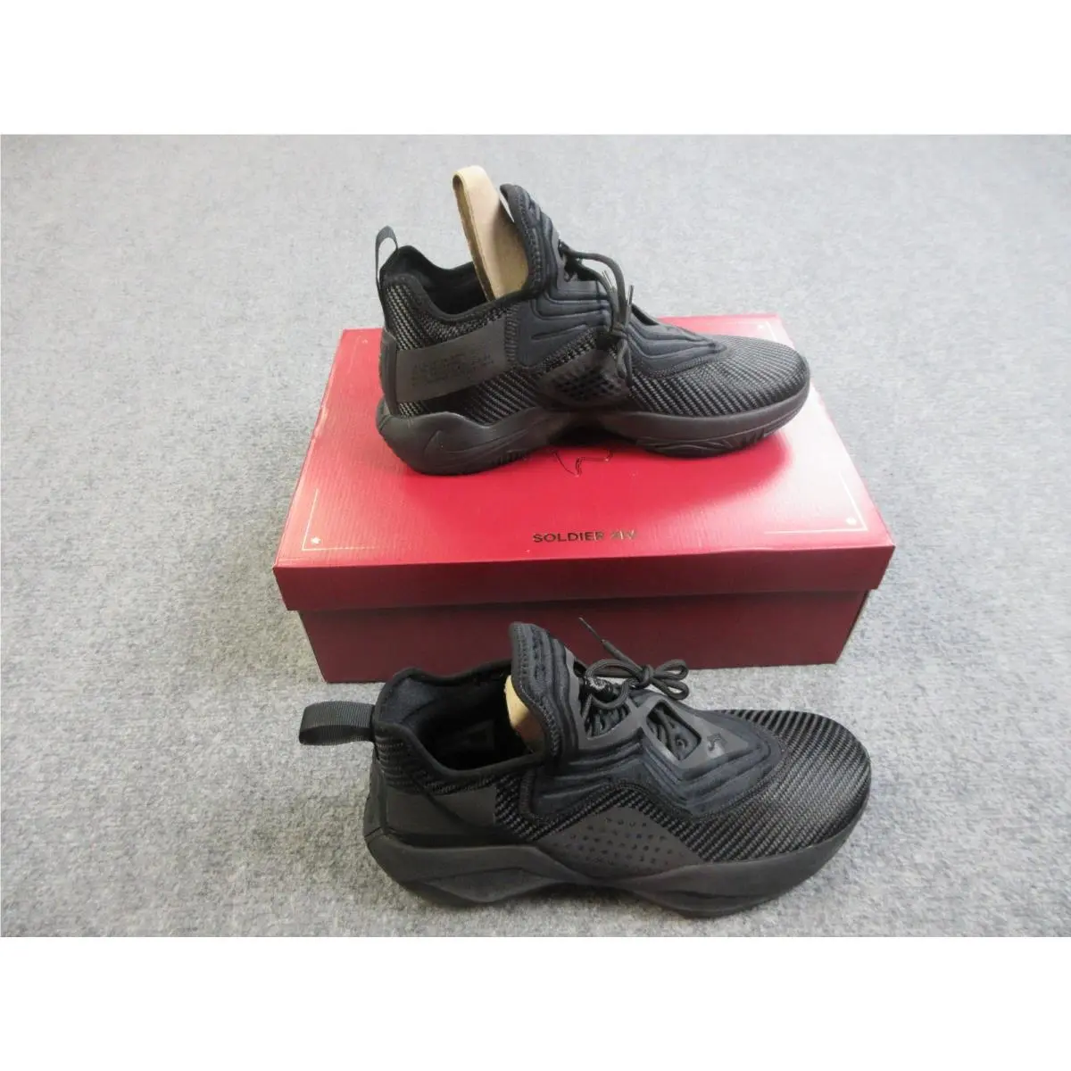 Nike Lebron Soldier Xiv Shoes Mens 10.5 Black Basketball Sneakers CK6024-003