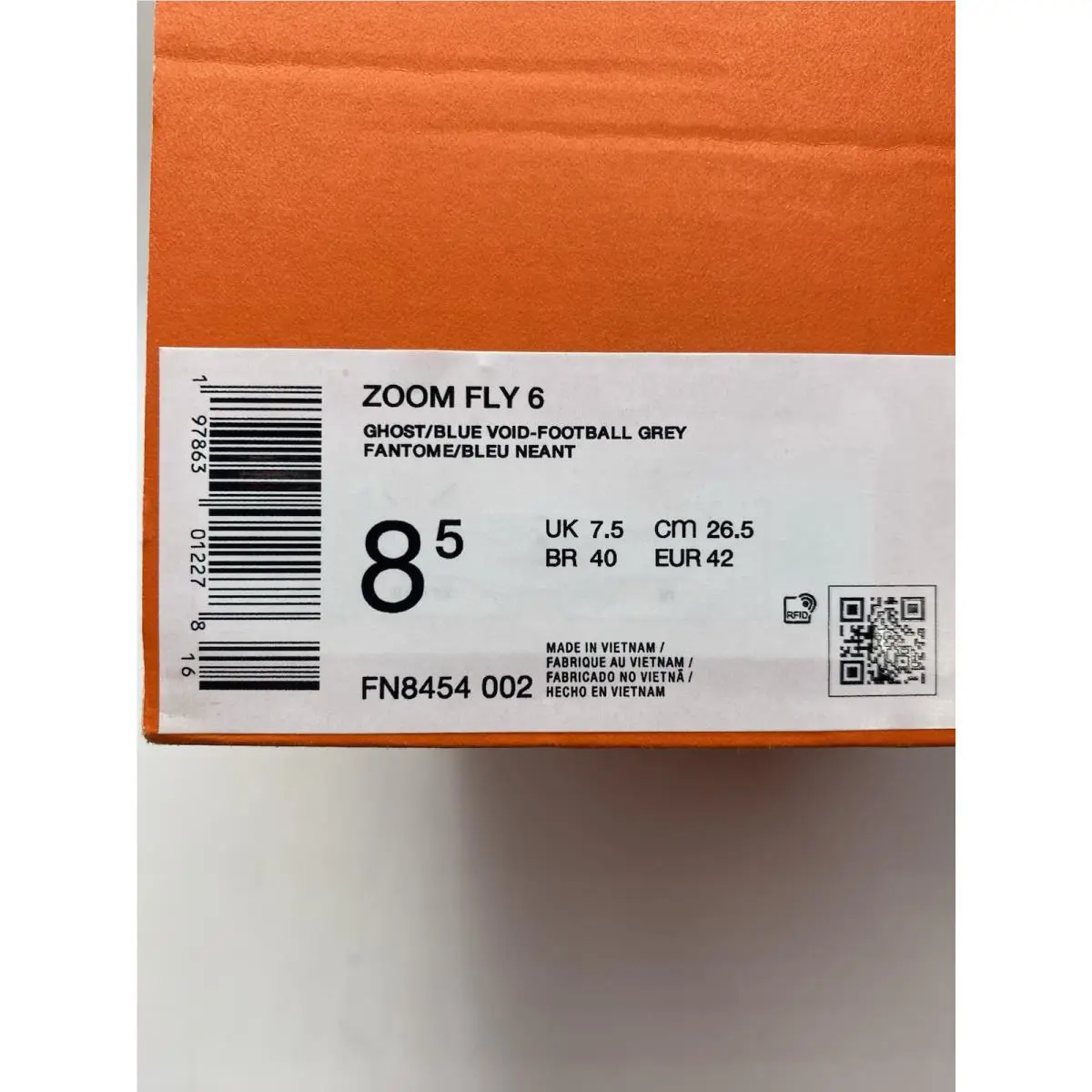 Nike shoes - Nike Zoom Fly - Zoom Fly - FN8454-002 - Gray (UPC: 197863012278) 6