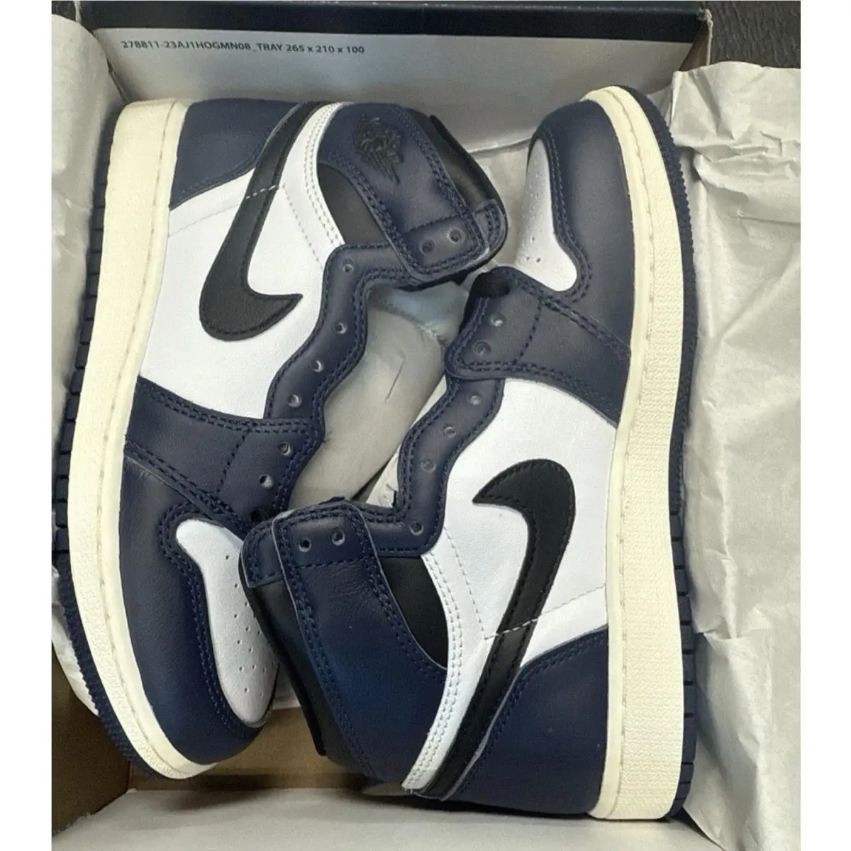 Nike shoes - Air Jordan 1 - Air - FD1412-401 - MIDNIGHT NAVY/BLACK-WHITE-SAIL 2