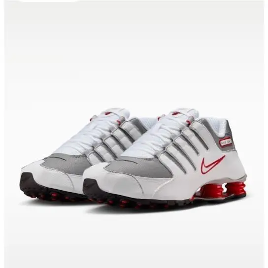 Nike Shox NZ Mens Size 10.5 White/metallic Silver 378341-104