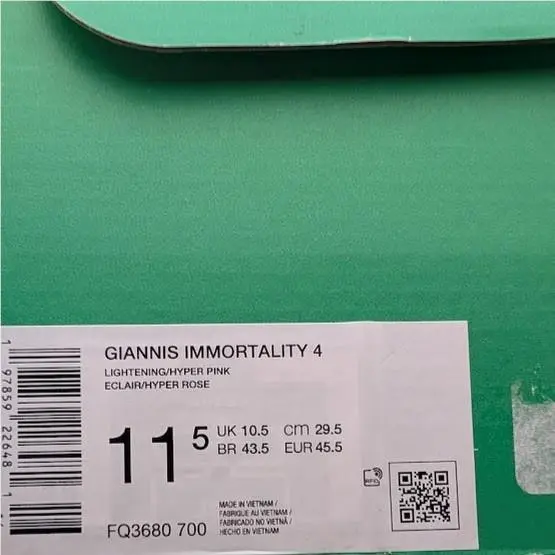 Nike shoes - Nike Giannis Immortality - Giannis Immortality - FQ3680-700 - Yellow (UPC: 197859226481) 11