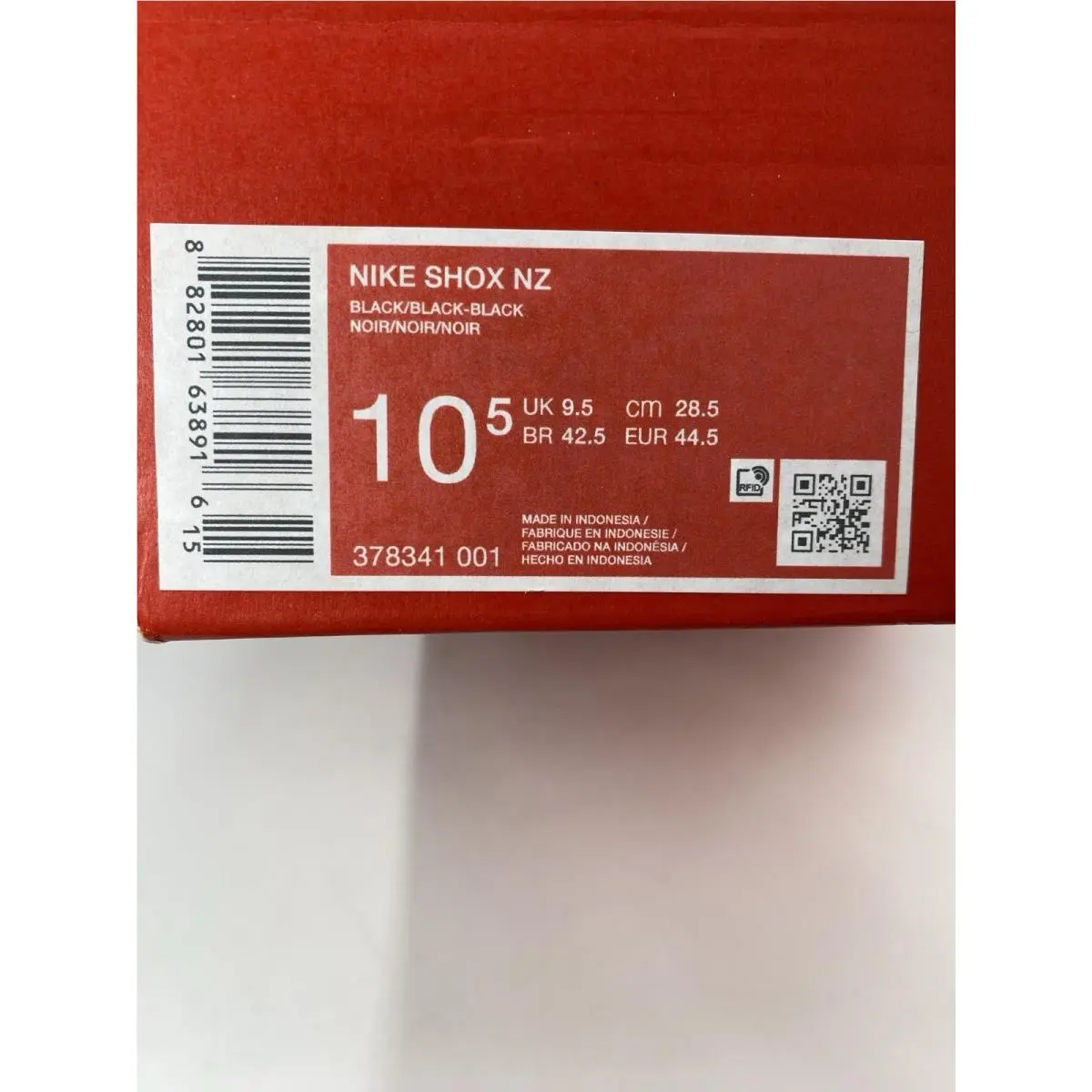 Nike shoes - Nike Shox - Shox - 378341 001 - Black (UPC: 882801638916) 8