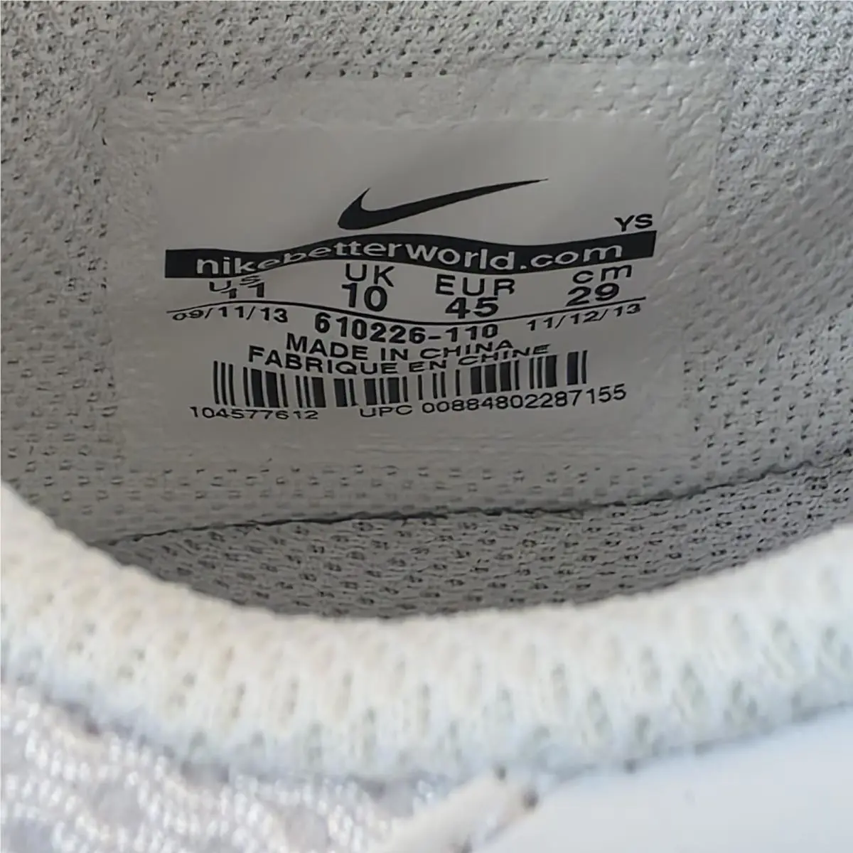 Nike shoes - Nike Flex Show - Flex Show - 610226-110 - White (UPC: 884802287032) 5
